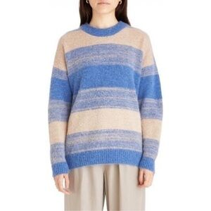 Madewell Women’s alpaca wool Otis Space Dye Crewneck Pullover Sweater Size XS